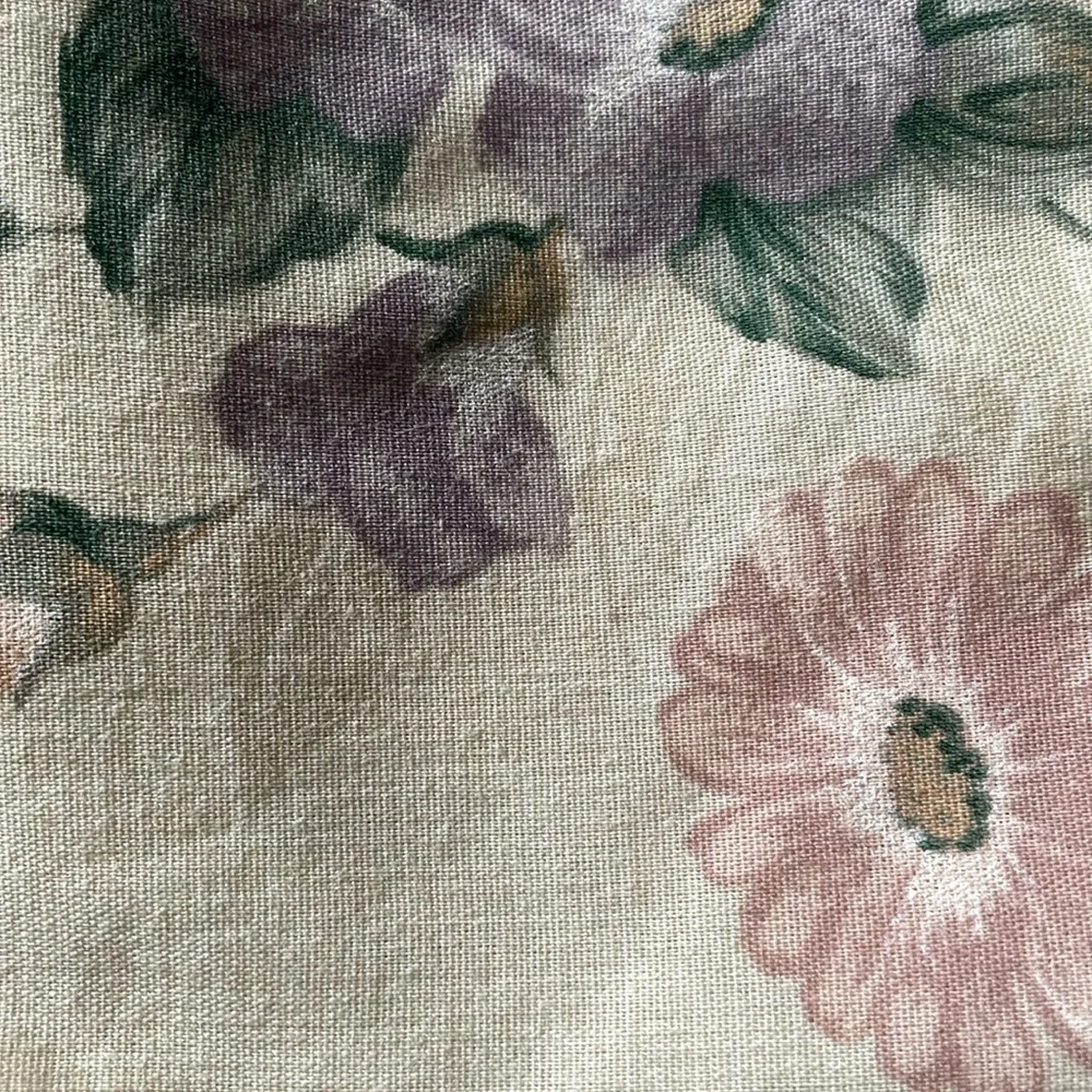 Flower curtain valance, width 16/ length 66